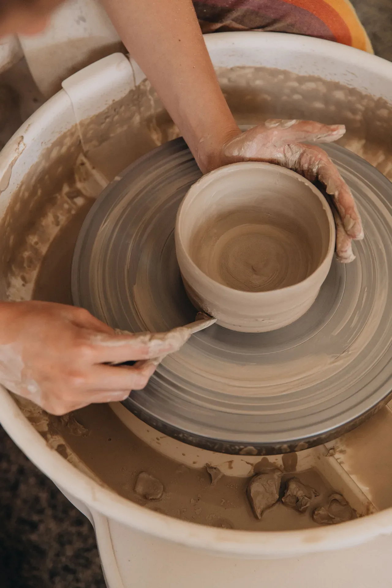 Wheel throwing